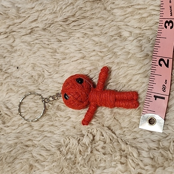 Red Voodoo Doll Keychain - Picture 5 of 5
